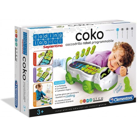 COKO COCCODRILLO ROBOT PROGRAMMABILE  CLEMENTONI