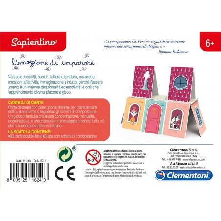 CASTELLI DI CARTE SAPIENTINO CLEMENTONI 