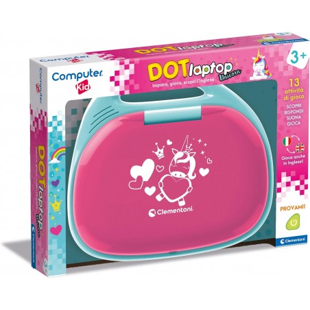 COMPUTER Kid DOT LAPTOP UNICORNO CLEMENTONI