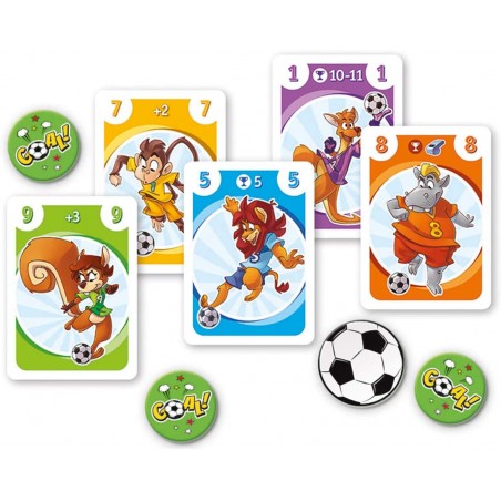 ZOO GOAL GIOCO DA TAVOLO DI CARTA  CLEMENTONI