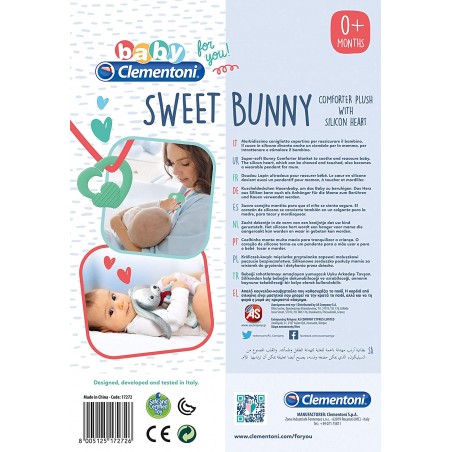 CLEMENTONI BABY SWEET BUNNY CONIGLIETTO  DOUDOU