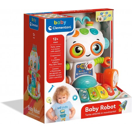 BABY ROBOT PARLANTE INTERATTIVO  CLEMENTONI BABY