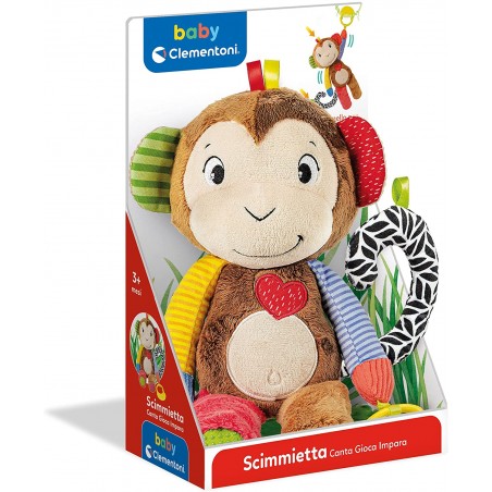 CLEMENTONI SCIMMIETTA GIOCA E IMPARA 17673