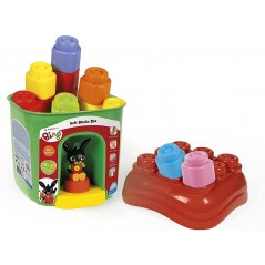 BING SECCHIELLO CON MATTONCINI CLEMMY E PERSONAGGIO BING CLEMENTONI