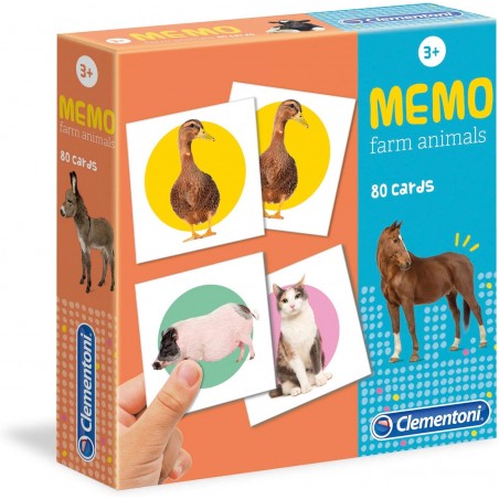 CLEMENTONI MEMO FARM ANIMALS GIOCO  EDUCATIVO
