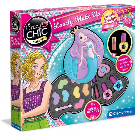 CLEMENTONI CRAZY CHIC LOVELY MAKE UP  TROUSSE SIRENA 18642