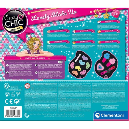 CLEMENTONI CRAZY CHIC LOVELY MAKE UP  TROUSSE SIRENA 18642