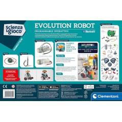 EVOLUTION ROBOT PROGRAMMABILE INTERATTIV O SCIENZA E GIOCO CLEMENTONI