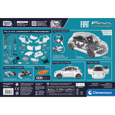 FIAT 500 ELETTRICA SCIENZA E GIOCO BUILD CLEMENTONI