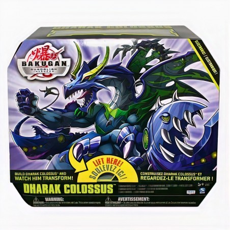 BAKUGAN GUNDALIAN INVADERS DHARAK COLOSS US ELETTRONICO SPIN MASTER