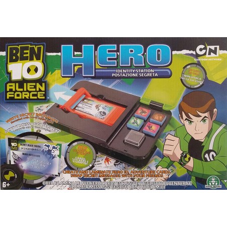BEN 10 HERO IDENTITY STATION POSTAZIONE  SEGRETA GIOCHI PREZIOSI 
