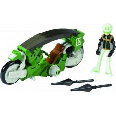 BEN 10 TENN-SPEED CYCLE MOTO TRASFORMABI LE CON 1 PERSONAGGIO GIOCHI PREZIOSI