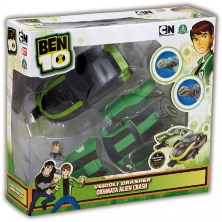 BEN 10 VEICOLI CRASHER OXHMATA ALIEN  CRASH GIOCHI PREZIOSI