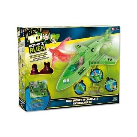 BEN 10 RUSTBUCKET III COMPLETO 3 VEICOLI IN 1 GIOCHI PREZIOSI