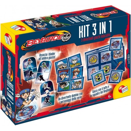BEYBLADE GIOCO KIT 3 IN 1 LISCIANI 