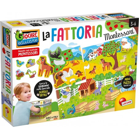 LISCIANI MONTESSORI MAXI LA FATTORIA 95179