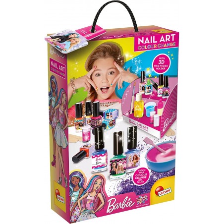 SET BARBIE NAIL ART COLOR CHANGE  LISCIANI