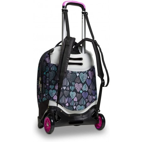 TROLLEY SEVEN JACK 2 RUOTE PATCHYHEART  GIRL