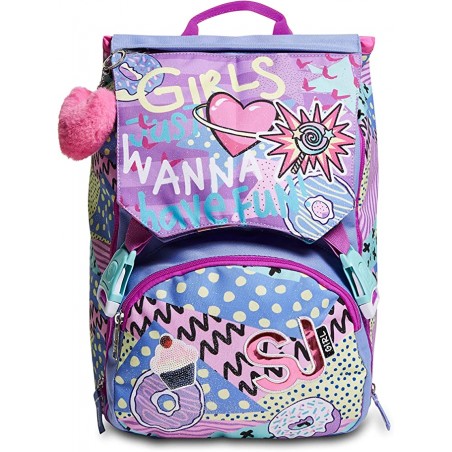 SEVEN ZAINO ESTENSIBILE SJ GANG HAVE  FUN GIRL