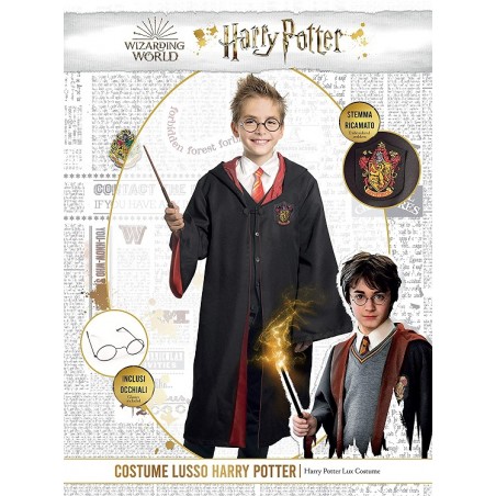 HARRY POTTER COSTUME DELUXE TAGLIA 9-11 ANNI CIAO