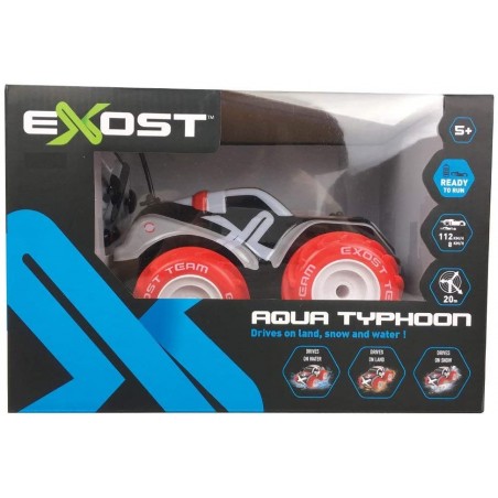EXOST AQUA TYPHOON CORRE SU TERRA, NEVE  ACQUA ROCCO GIOCATTOLI
