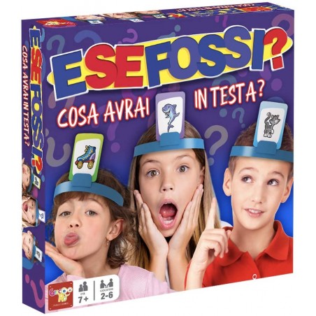 E SE FOSSI? COSA AVRAI IN TESTA? GIOCO  DA TAVOLO ROCCO GIOCATTOLI