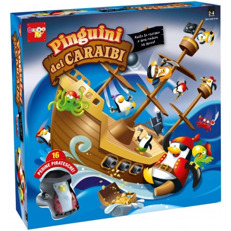 PINGUINI DEI CARAIBI GIOCO DA TAVOLO ROCCO GIOCATTOLI