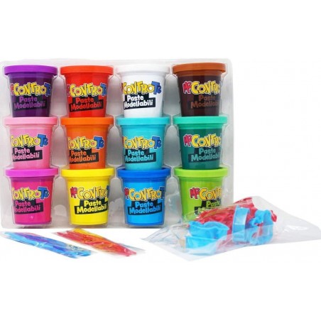 ME CONTRO TE VALIGETTA PASTA  MODELLABILE 12 PEZZI GAMEVISION