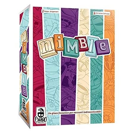 NIMBLE LA LETTERATURA A COLORI GIOCO DI  CARTE - CRANIO CREATION
