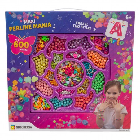 MAXI SET PERLINE MANIA 600 PERLINE  GIOCHERIA 