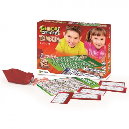 TOMBOLA 48 CARTELLE GIOCHERIA GGI200180 