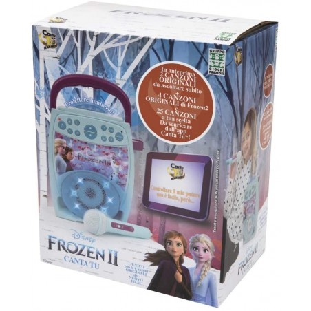 FROZEN II CANTA TU PROIETTORE LUMINOSO  CON 4 CANZONI ORIGINALI DEL FILM HASBR
