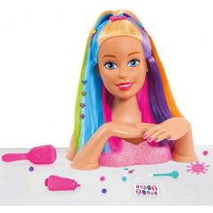 BARBIE RAINBOW BUSTO DELUXE SPARKE  STYLING HEAD GIOCHI PREZIOSI