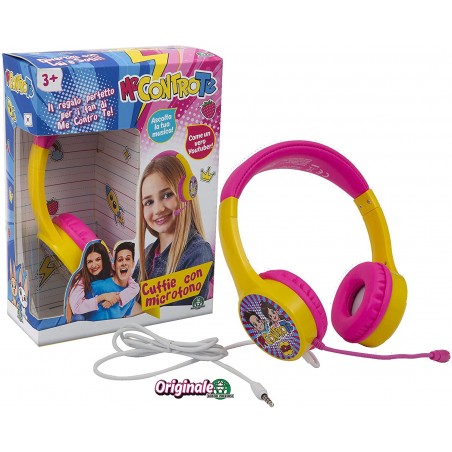 ME CONTRO TE CUFFIE CON MICROFONO FASCIA REGOLABILE E PARAORECCHIE GIOCHI PREZIOS