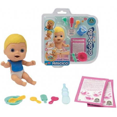 CICCIOBELLO AMICICCI BABY CON SET PASTO E ACCESSORI 