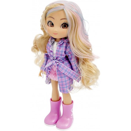 UNIQUE EYES BAMBOLA REBECCA CON GRANDI  OCCHI MAGICI SEGUE IL TUO SGUARDO