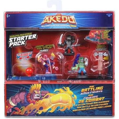 AKEDO MINI BATTLING ACTION FIGURES STARTER PACK GIOCHI PREZIOSI