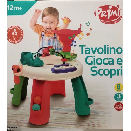 TAVOLINO GIOCA E SCOPRI PRIMI'  GIOCHERIA PRR02000