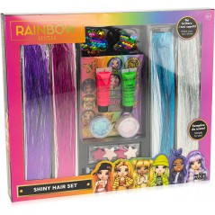 RAINBOW HIGH SHINY HAIR SET NICE GROUP