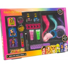 RAINBOW HIGH MEGA SET HAIR & NAILS NICE GROUP