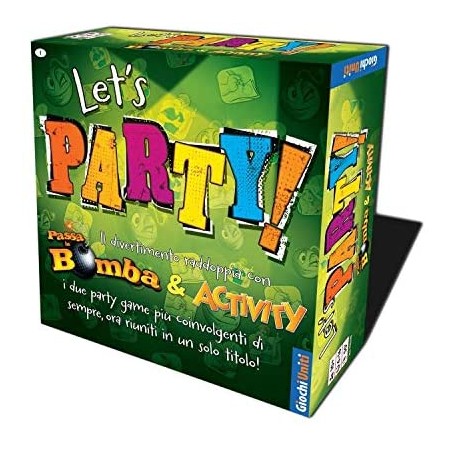 PASSA LA BOMBA E ACTIVITY LET'S PARTY  GIOCO DA TAVOLO GIOCHI UNITI