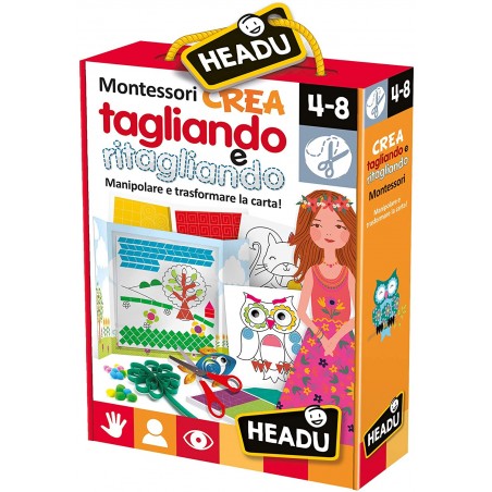 TAGLIANDO E RITAGLIANDO MONTESSORI CREA  HEADU