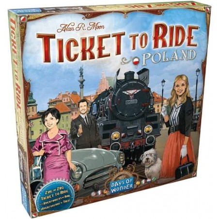 TICKET TO RIDE POLAND ASMODEE 