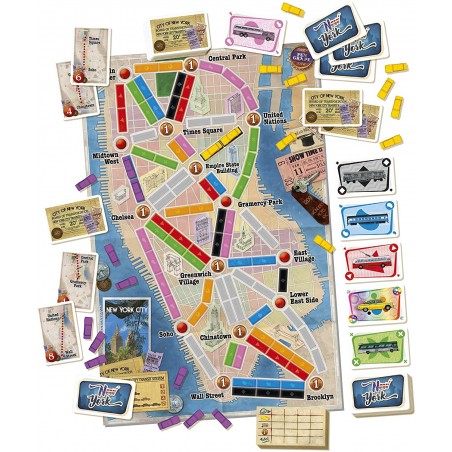 TICKET TO RIDE NEW YORK GIOCO DA TAVOLO ASMODEE