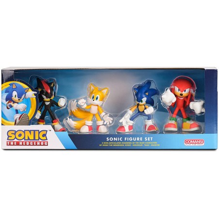 COMANSI SET COLLEZIONE SONIC 4 STATUINE 