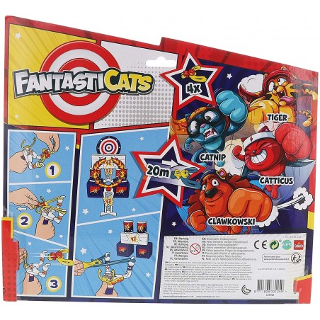 FANTASTICATS SUPER CAT-APULT STUNT SET 