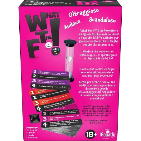 WHAT THE F*** GIOCO DI CARTE PER GIOCATO RI DI LARGHE VEDUTE GOLIATH