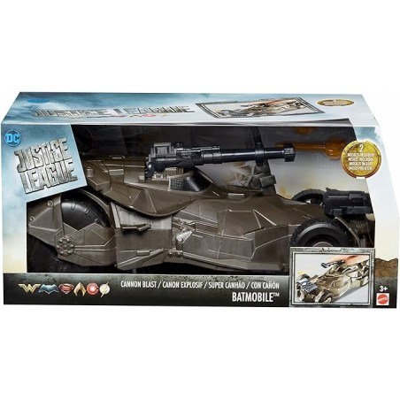 JUSTICE LEAGUE Batmobile con Cannone  MATTEL FGH57