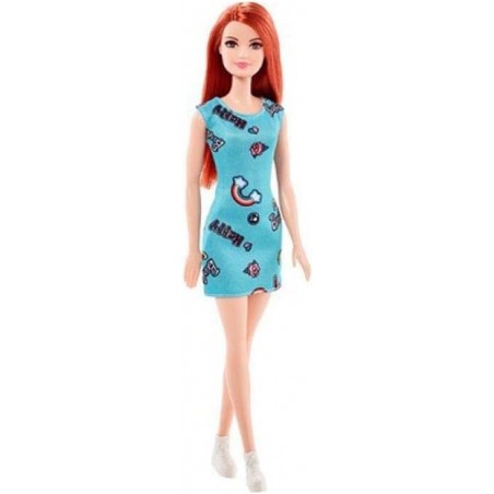 MATTEL BARBIE TRENDY CON ABITO TURCHESE FJF18