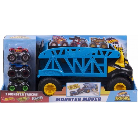 HOT WHEELS CAMION TRASPORTO MONSTER TRUCKS MATTEL